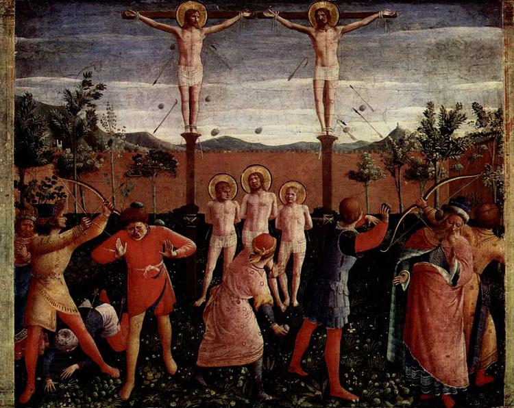 Fra Angelico Hauptaltar der Heiligen Kosmas und Damian aus dem Dominikanerklosters San Marco in Florenz, Predella China oil painting art